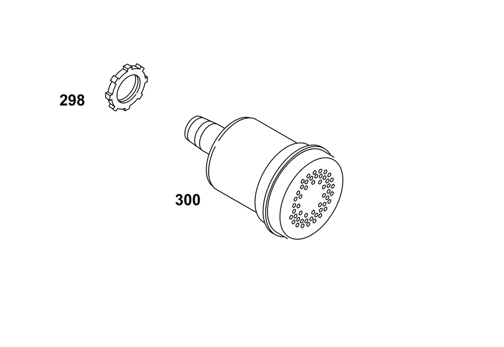 Exhaust Group Diagram and Parts List for 243431-3135-08  Briggs and Stratton Engine